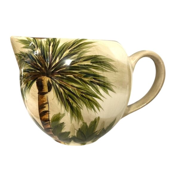 Ceramic Creamer Kona by Tabletops Lifestyles Handpainted DISCONTINUED - Picture 1 of 6